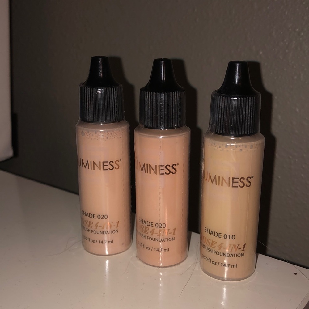 New Luminess airbrush foundations